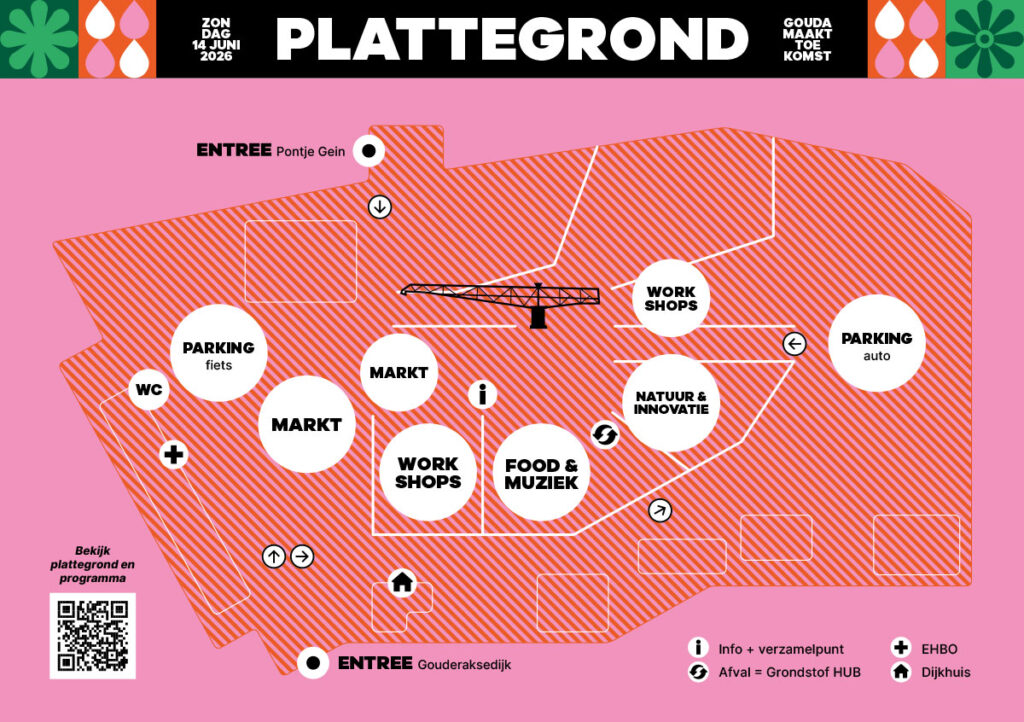 Plattegrond Festival Gouda Maakt Toekomst 2026